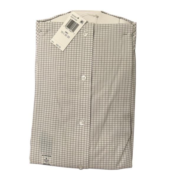 CALVIN KLEIN Men's Steel Regular Stretch Wrinkle-Free Dress Shirt - Size M m1614 - Picture 3 of 6